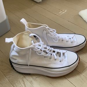 Converse Chuck Taylor Women’s White Run Star Hike High Tops